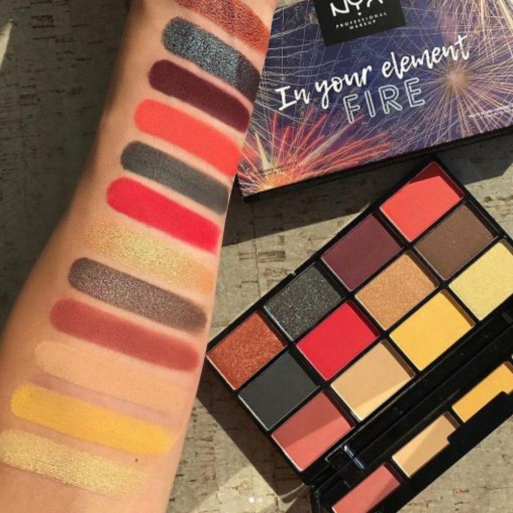 🔥 2/$30 🔥 NYX In Your Element Eyeshadow Palette - FIRE 🔥